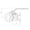 Steel Pekos 3-way ball valve | KP-2512 - Y