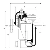 Nodular Cast Iron Armstrong inverted bucket steam trap | 680F Series