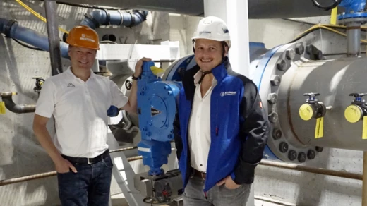 From wastewater to district heating square